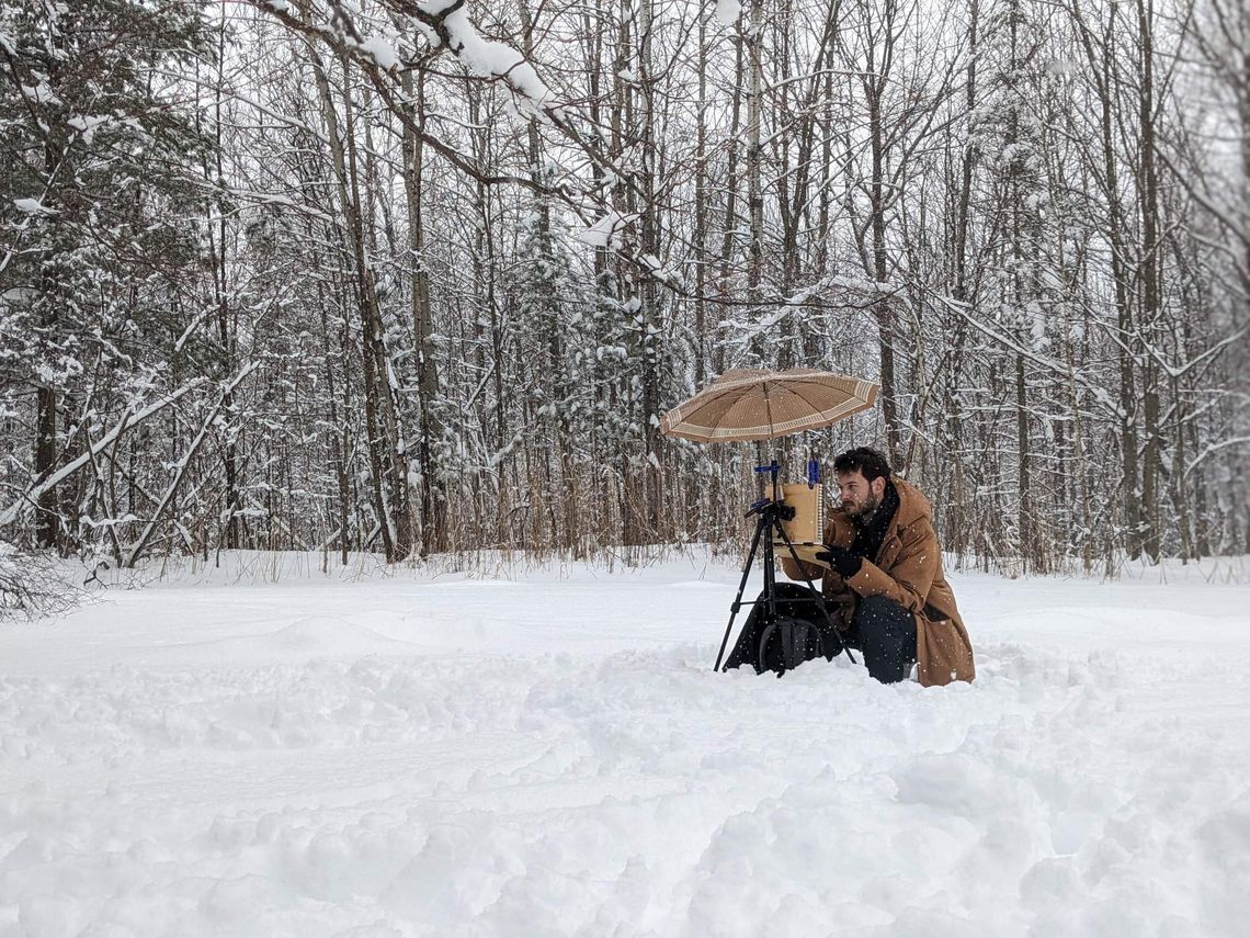 Watercolor in the wild, winter session